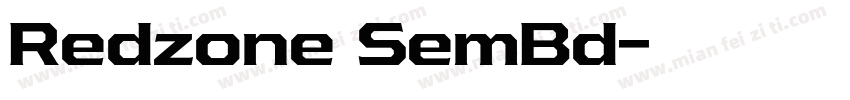 Redzone SemBd字体转换